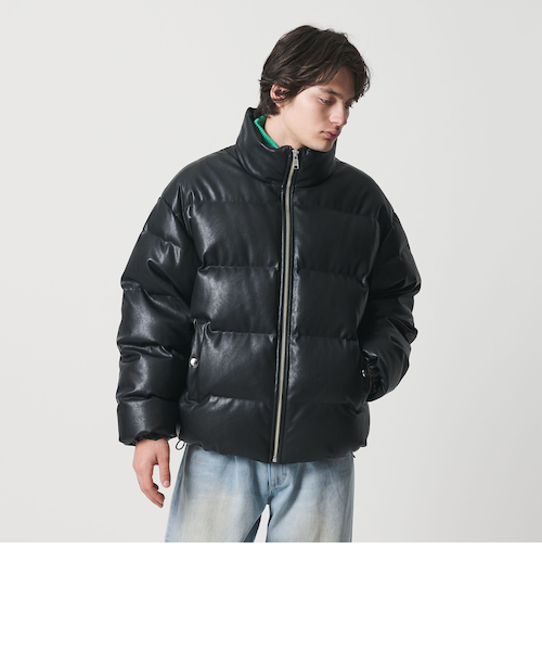 レザーライク ダウン ジャケット｜ビューティー＆ユース ユナイテッド