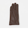 レザー×スエード コンビ リボン グローブ
