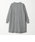 【WEB限定】スウェット×ニット コンビワンピース ウォッシャブル