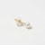 K10 淡水パール ピアス/4mm