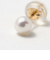 K10 淡水パール ピアス/4mm