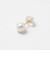 K10 淡水パール ピアス/5mm