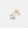 K10 淡水パール ピアス/5mm