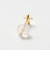 K18 クロス ピアス
