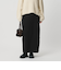 【WEB限定 Wardrobe DAILY MINIMAL】ポリエステルコットン リブニットタイトスカート ウォッシャブル