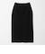 【WEB限定 Wardrobe DAILY MINIMAL】ポリエステルコットン リブニットタイトスカート ウォッシャブル