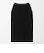 【WEB限定 Wardrobe DAILY MINIMAL】ポリエステルコットン リブニットタイトスカート ウォッシャブル