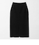 【WEB限定 Wardrobe DAILY MINIMAL】ポリエステルコットン リブニットタイトスカート ウォッシャブル
