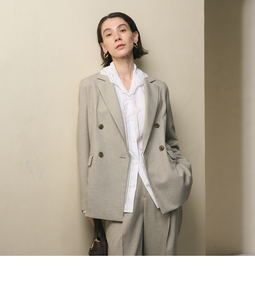 リネンライク ダブルジャケット｜ビューティー＆ユース ユナイテッド