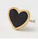＜BAQLESS＞Amity Black Heart ピアス
