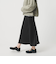 ポリエステルサテン マーメイドフレアスカート