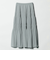 レーヨンブレンド シャーリング ロングスカート