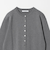 コットンブレンド コンパクトクルーネック カーディガン ウォッシャブル