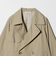 コットンブレンド ミドルトレンチコート