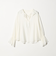 ラッフル スキッパーブラウス