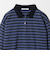 コットンボーダー ポロカラー プルオーバー