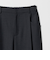 ウールブレンド ツイルバックゴムパンツ 2 ウォッシャブル