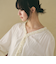 【WEB限定 Wardrobe DAILY MINIMAL】ラッフル Vネックブラウス ウォッシャブル