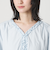 【WEB限定 Wardrobe DAILY MINIMAL】ラッフル Vネックブラウス ウォッシャブル