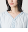 【WEB限定 Wardrobe DAILY MINIMAL】ラッフル Vネックブラウス ウォッシャブル
