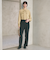 【WEB限定 Wardrobe DAILY MINIMAL】メランジ タックストレートパンツ ウォッシャブル