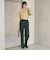 【WEB限定 Wardrobe DAILY MINIMAL】メランジ タックストレートパンツ ウォッシャブル