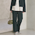 【WEB限定 Wardrobe DAILY MINIMAL】メランジ タックストレートパンツ ウォッシャブル