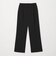 【WEB限定 Wardrobe DAILY MINIMAL】メランジ タックストレートパンツ ウォッシャブル