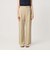 【WEB限定 Wardrobe DAILY MINIMAL】メランジ タックストレートパンツ ウォッシャブル
