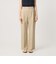【WEB限定 Wardrobe DAILY MINIMAL】メランジ タックストレートパンツ ウォッシャブル