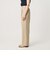 【WEB限定 Wardrobe DAILY MINIMAL】メランジ タックストレートパンツ ウォッシャブル