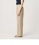 【WEB限定 Wardrobe DAILY MINIMAL】メランジ タックストレートパンツ ウォッシャブル
