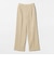 【WEB限定 Wardrobe DAILY MINIMAL】メランジ タックストレートパンツ ウォッシャブル