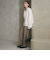 【WEB限定 Wardrobe DAILY MINIMAL】メランジ タックストレートパンツ ウォッシャブル