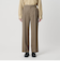 【WEB限定 Wardrobe DAILY MINIMAL】メランジ タックストレートパンツ ウォッシャブル