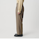 【WEB限定 Wardrobe DAILY MINIMAL】メランジ タックストレートパンツ ウォッシャブル