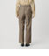 【WEB限定 Wardrobe DAILY MINIMAL】メランジ タックストレートパンツ ウォッシャブル