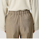 【WEB限定 Wardrobe DAILY MINIMAL】メランジ タックストレートパンツ ウォッシャブル