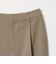 【WEB限定 Wardrobe DAILY MINIMAL】メランジ タックストレートパンツ ウォッシャブル