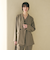 【WEB限定 Wardrobe DAILY MINIMAL】メランジ ダブルジャケット ウォッシャブル