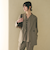 【WEB限定 Wardrobe DAILY MINIMAL】メランジ ダブルジャケット ウォッシャブル