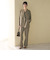 【WEB限定 Wardrobe DAILY MINIMAL】メランジ ダブルジャケット ウォッシャブル