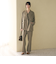 【WEB限定 Wardrobe DAILY MINIMAL】メランジ ダブルジャケット ウォッシャブル