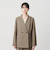 【WEB限定 Wardrobe DAILY MINIMAL】メランジ ダブルジャケット ウォッシャブル