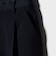 ポリエステルブレンド ツイル ワイドヘムパンツ