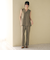 【WEB限定 Wardrobe DAILY MINIMAL】メランジ ペプラムベスト ウォッシャブル