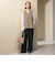 【WEB限定 Wardrobe DAILY MINIMAL】メランジ ペプラムベスト ウォッシャブル