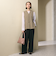 【WEB限定 Wardrobe DAILY MINIMAL】メランジ ペプラムベスト ウォッシャブル