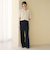 【WEB限定 Wardrobe DAILY MINIMAL】ダブルクロス ラップパンツ ウォッシャブル