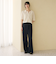 【WEB限定 Wardrobe DAILY MINIMAL】ダブルクロス ラップパンツ ウォッシャブル